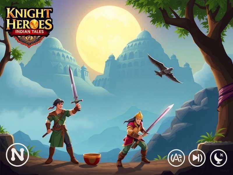 Knight Heroes Indian Tales Gameplay Screenshot